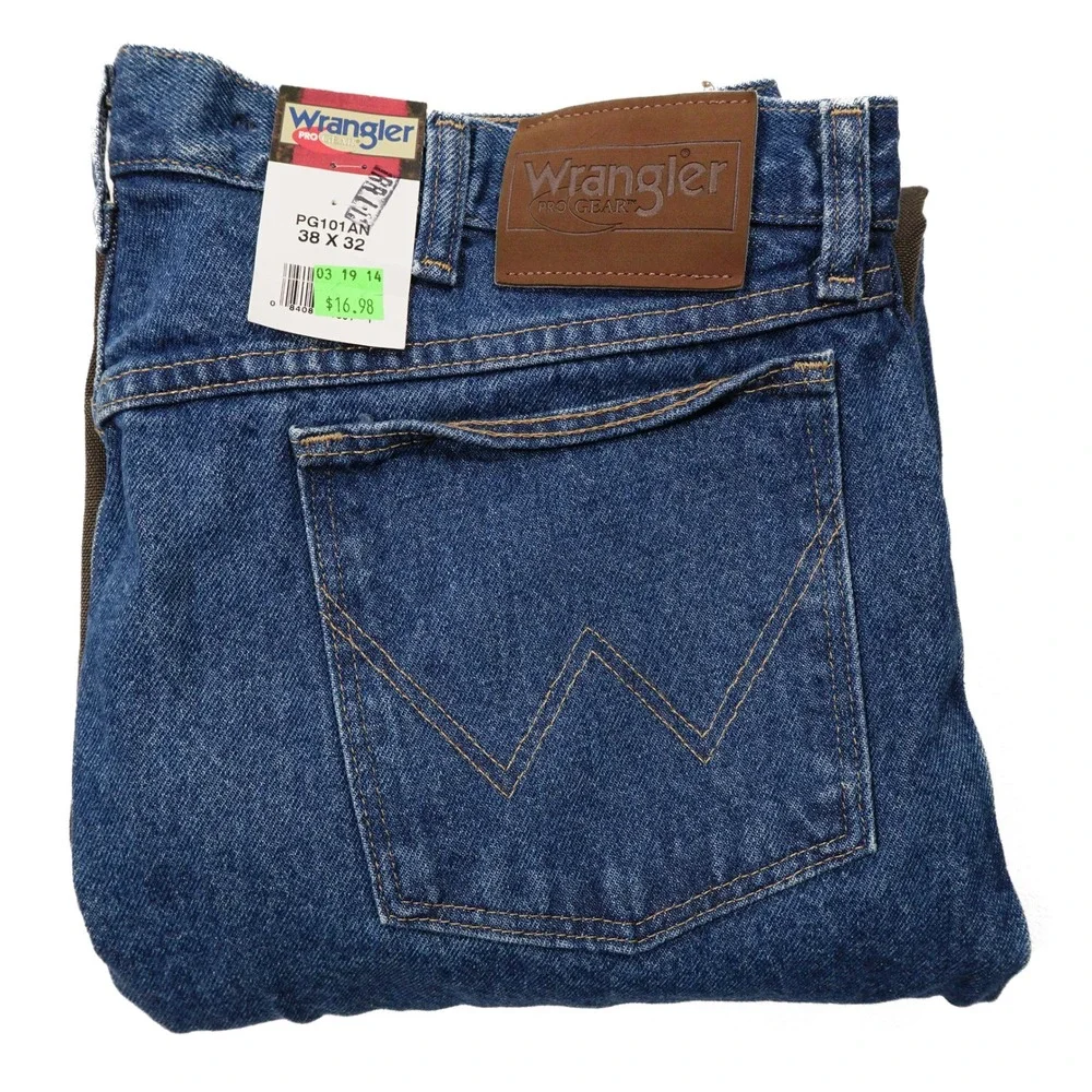NWT WRANGLER Men's 38x32 Pro Gear Upland Brush Briar Field Hunting Outdoor Jeans